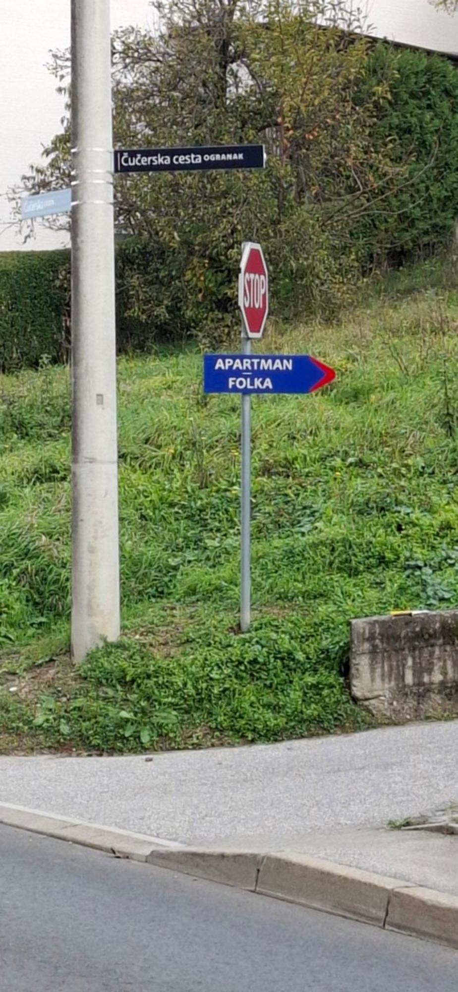 Apartman Folka Free Parking Zagreb Exterior foto